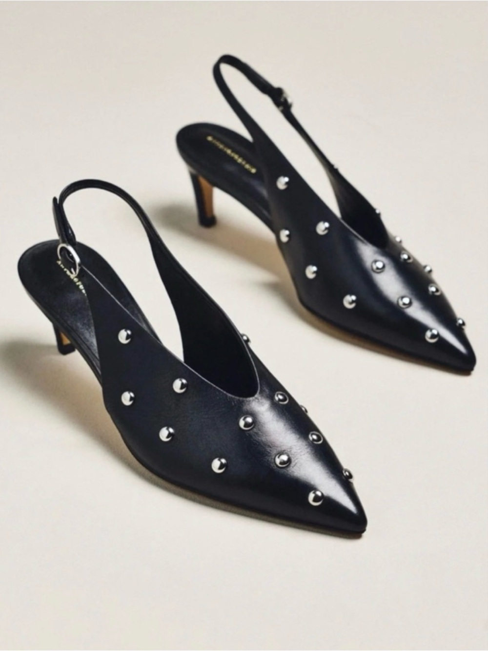 Anthropologie Pointed-Toe Slingback Pumps